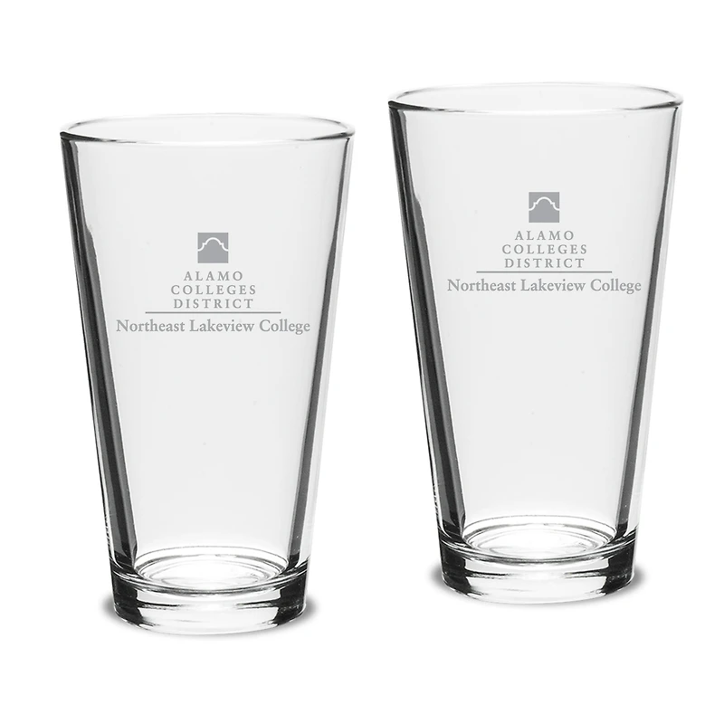NLC Nighthawks Two-Piece 16oz. Classic Pub Glass Set