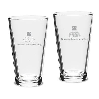 NLC Nighthawks Two-Piece 16oz. Classic Pub Glass Set