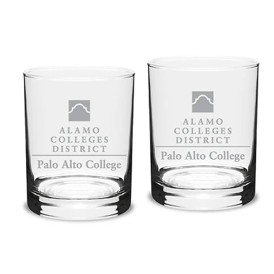 PAC Palominos 14oz. Classic Double Old Fashion Glass Set