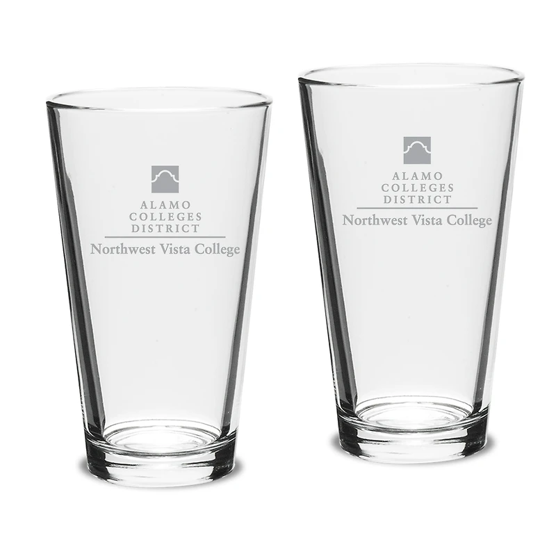 NVC Wildcats Two-Piece 16oz. Classic Pub Glass Set