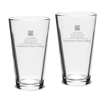 NVC Wildcats Two-Piece 16oz. Classic Pub Glass Set