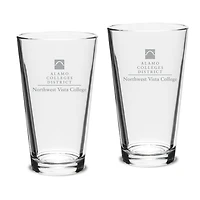 NVC Wildcats Two-Piece 16oz. Classic Pub Glass Set