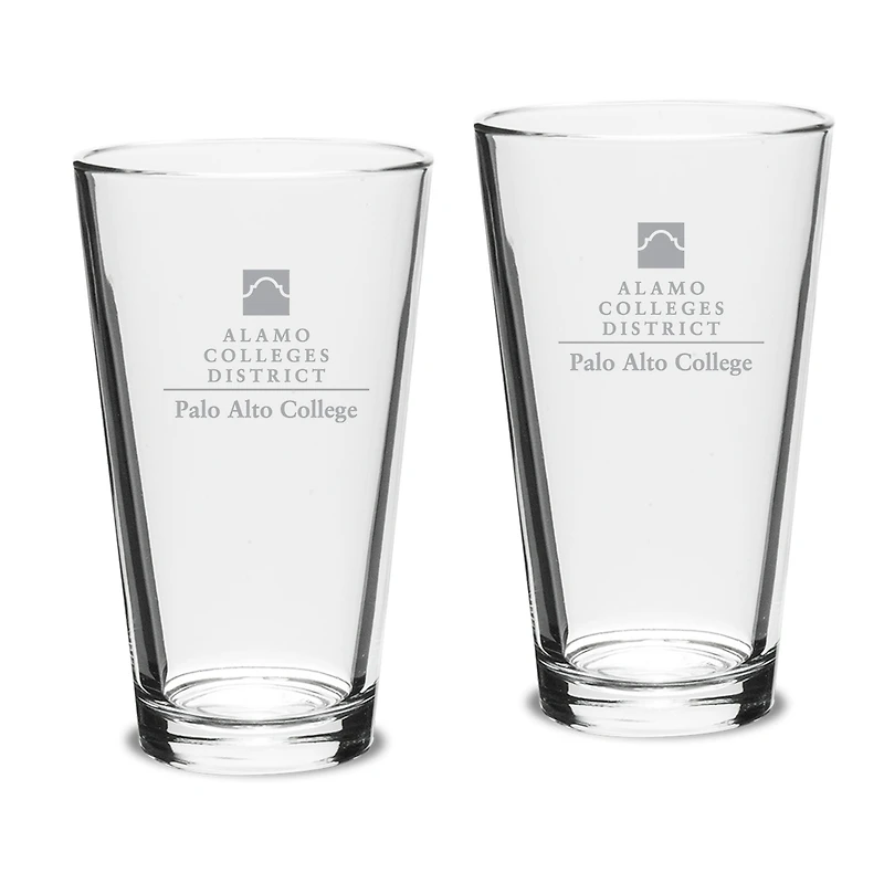 PAC Palominos Two-Piece 16oz. Classic Pub Glass Set