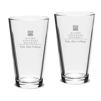 PAC Palominos Two-Piece 16oz. Classic Pub Glass Set