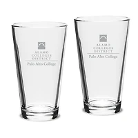 PAC Palominos Two-Piece 16oz. Classic Pub Glass Set