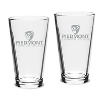 Piedmont Technical College Two-Piece 16oz. Classic Pub Glass Set