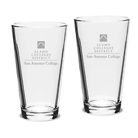 SAC Armadillos Two-Piece 16oz. Classic Pub Glass Set