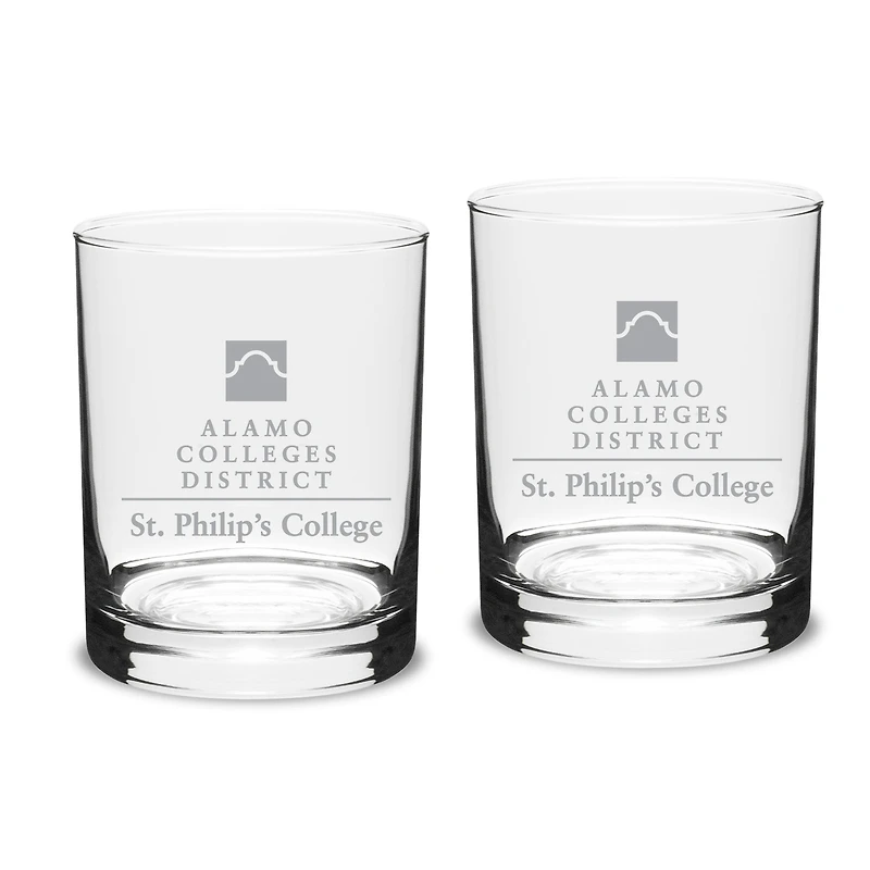 SPC Tigers 14oz. Classic Double Old Fashion Glass Set