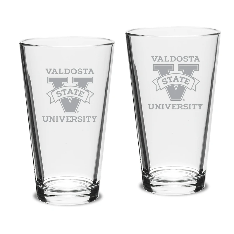 Valdosta State Blazers Two-Piece 16oz. Classic Pub Glass Set
