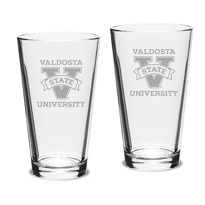 Valdosta State Blazers Two-Piece 16oz. Classic Pub Glass Set
