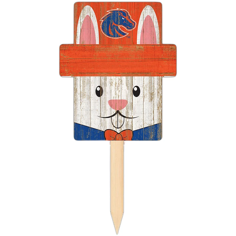 Boise State Broncos 16" x 19" Easter Bunny Yard Stake