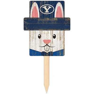 BYU Cougars 16" x 19" Easter Bunny Yard Stake