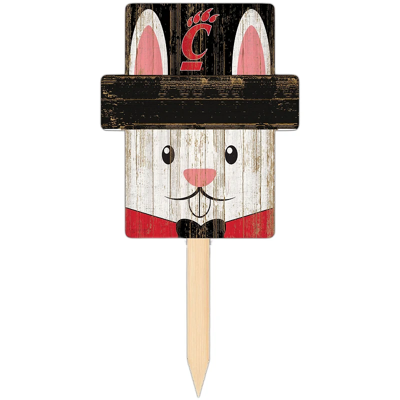 Cincinnati Bearcats 16" x 19" Easter Bunny Yard Stake