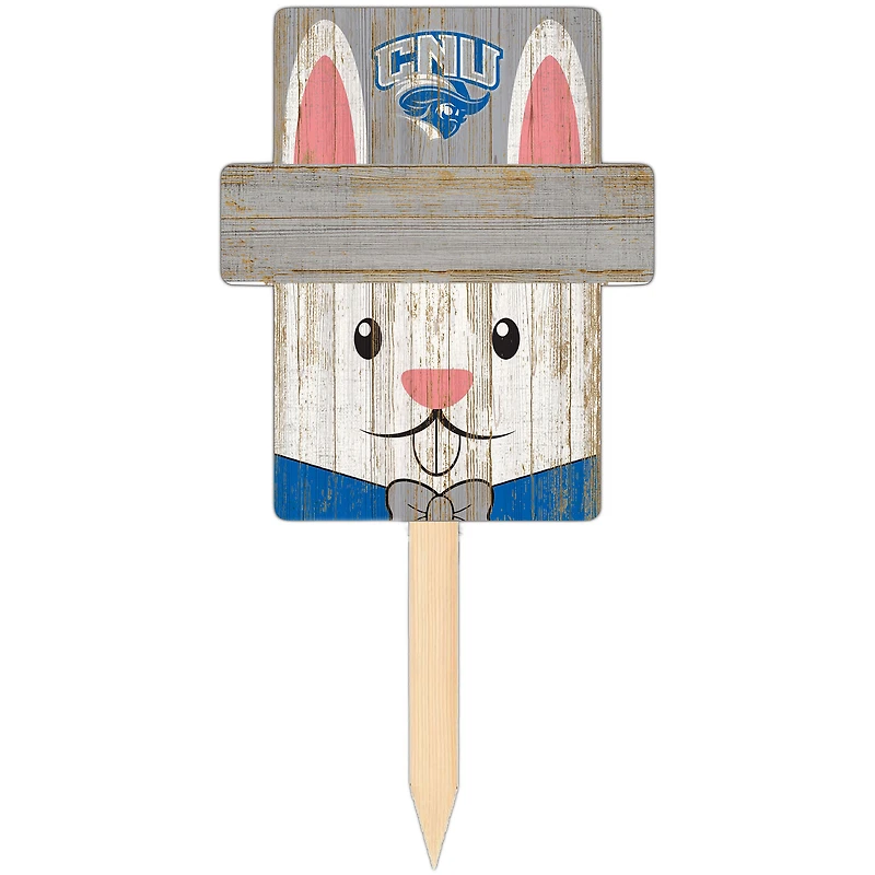 Christopher Newport Captains 16" x 19" Easter Bunny Yard Stake