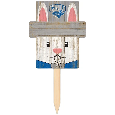 Christopher Newport Captains 16" x 19" Easter Bunny Yard Stake