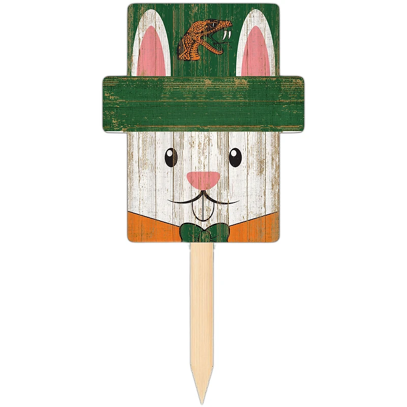Florida A&M Rattlers 16" x 19" Easter Bunny Yard Stake