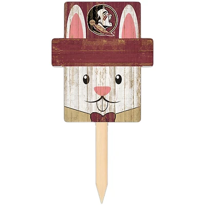 Florida State Seminoles 16" x 19" Easter Bunny Yard Stake