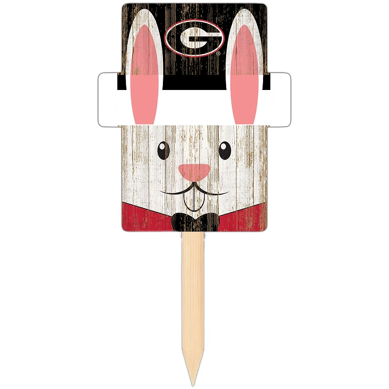 Georgia Bulldogs 16" x 19" Easter Bunny Yard Stake