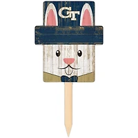 Georgia Tech Yellow Jackets 16" x 19" Easter Bunny Yard Stake