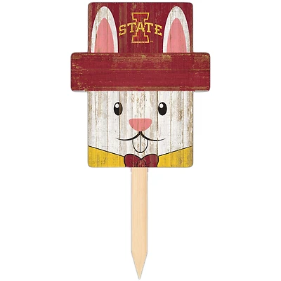Iowa State Cyclones 16" x 19" Easter Bunny Yard Stake