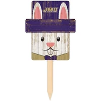 James Madison Dukes 16" x 19" Easter Bunny Yard Stake