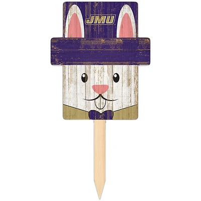 James Madison Dukes 16" x 19" Easter Bunny Yard Stake