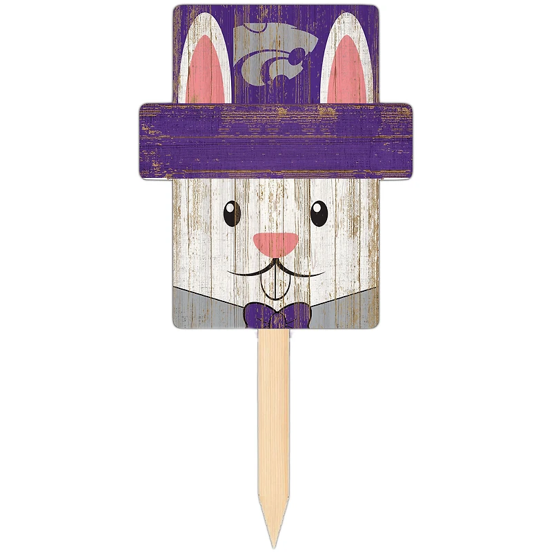 Kansas State Wildcats 16" x 19" Easter Bunny Yard Stake