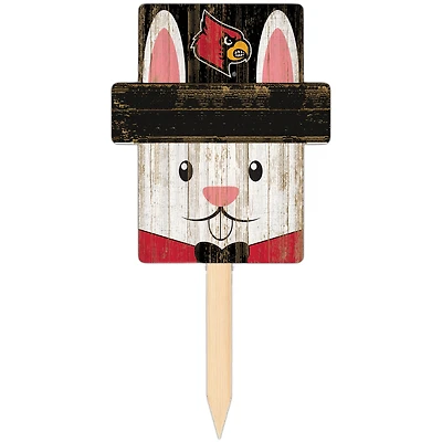 Louisville Cardinals 16" x 19" Easter Bunny Yard Stake