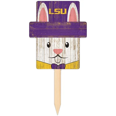 LSU Tigers 16" x 19" Easter Bunny Yard Stake