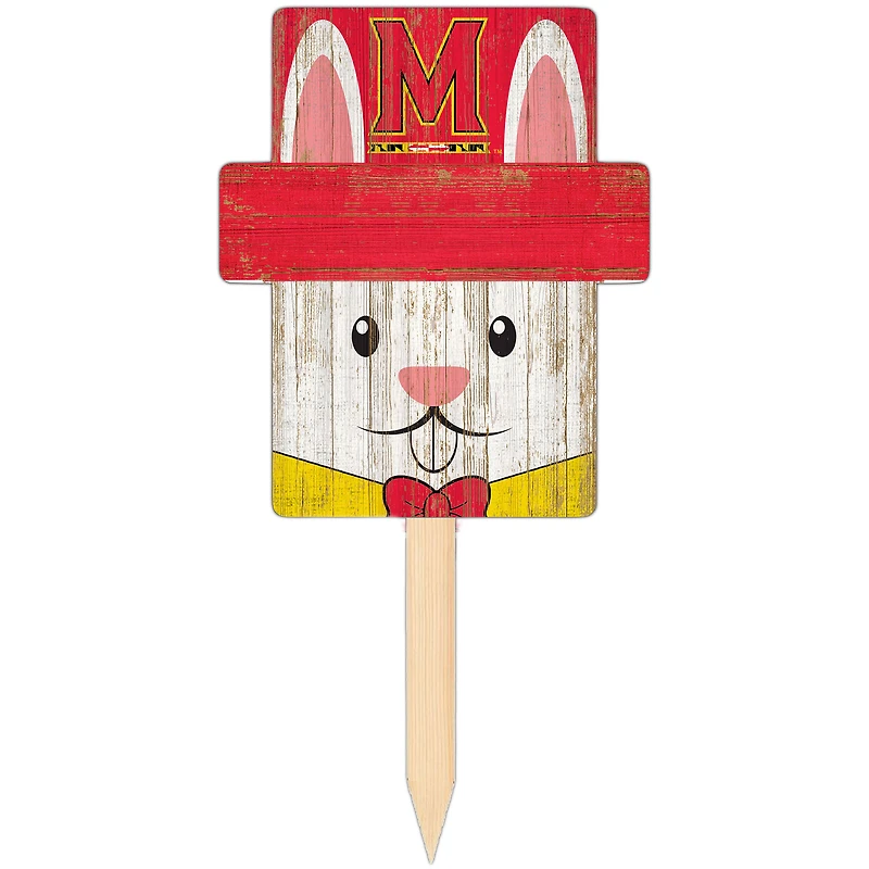 Maryland Terrapins 16" x 19" Easter Bunny Yard Stake