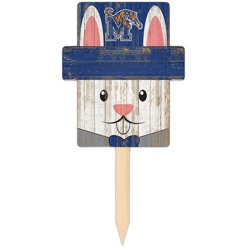Memphis Tigers 16" x 19" Easter Bunny Yard Stake