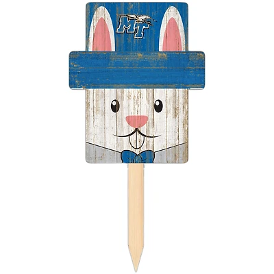 MTSU Blue Raiders 16" x 19" Easter Bunny Yard Stake