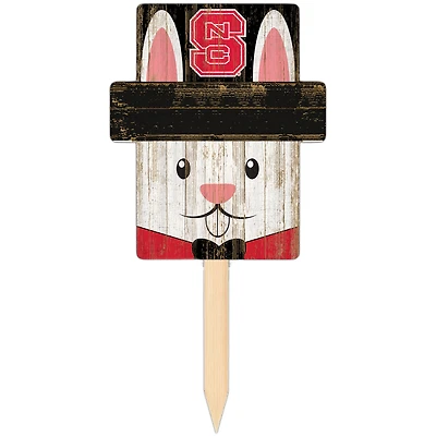 NC State Wolfpack 16" x 19" Easter Bunny Yard Stake