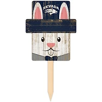 Nevada Wolf Pack 16" x 19" Easter Bunny Yard Stake