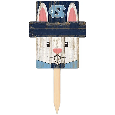 North Carolina Tar Heels 16" x 19" Easter Bunny Yard Stake