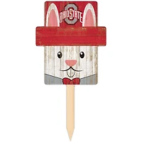 Ohio State Buckeyes 16" x 19" Easter Bunny Yard Stake
