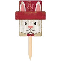 Oklahoma Sooners 16" x 19" Easter Bunny Yard Stake