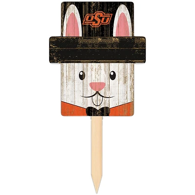 Oklahoma State Cowboys 16" x 19" Easter Bunny Yard Stake