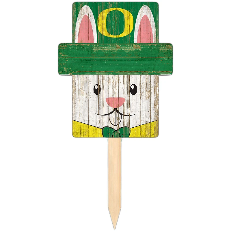 Oregon Ducks 16" x 19" Easter Bunny Yard Stake