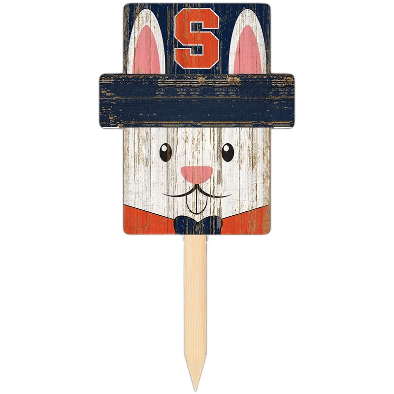 Syracuse Orange 16" x 19" Easter Bunny Yard Stake