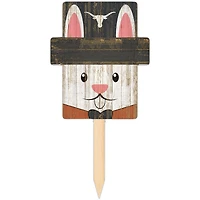 Texas Longhorns 16" x 19" Easter Bunny Yard Stake