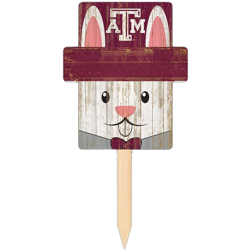 Texas A&M Aggies 16" x 19" Easter Bunny Yard Stake