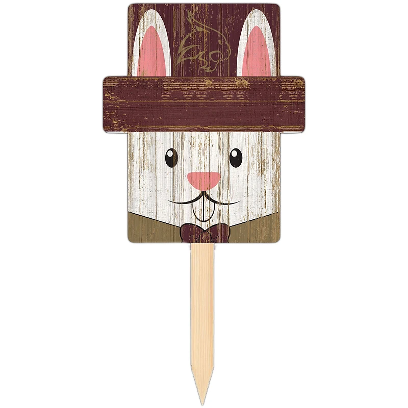 Texas State Bobcats 16" x 19" Easter Bunny Yard Stake