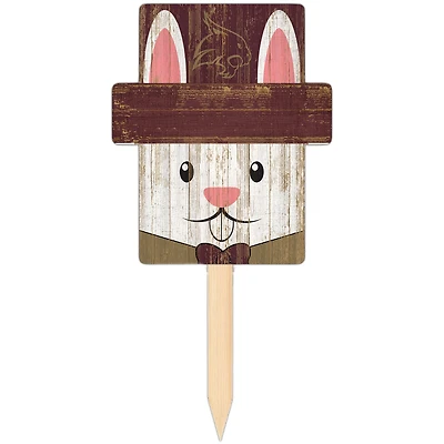 Texas State Bobcats 16" x 19" Easter Bunny Yard Stake