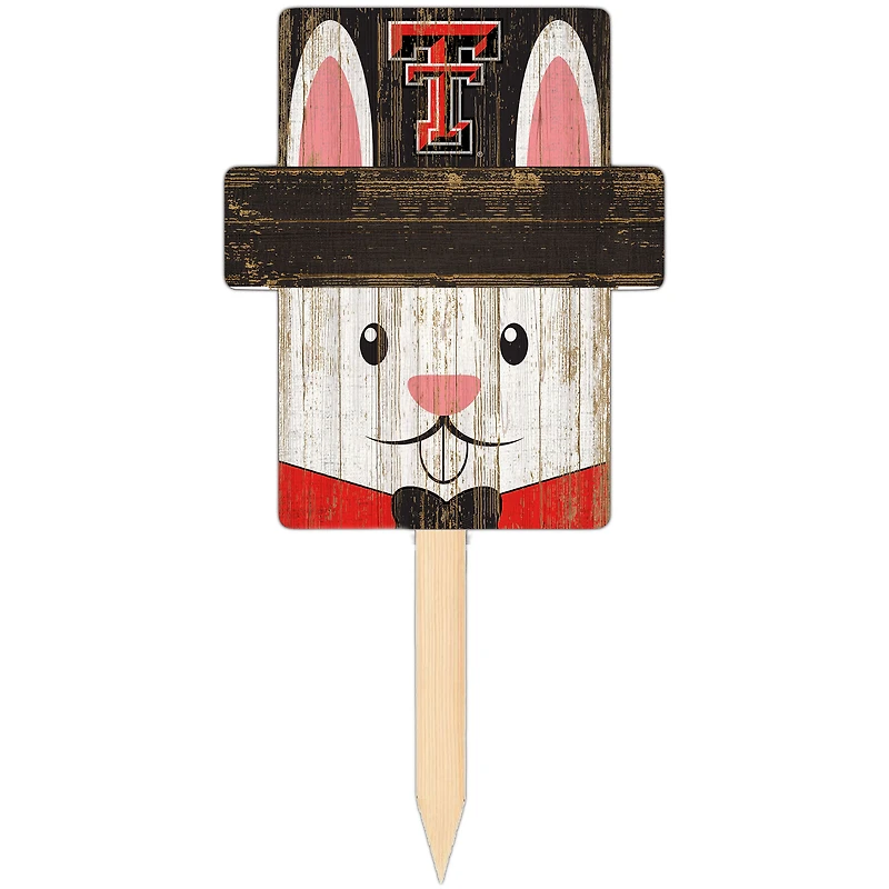 Texas Tech Red Raiders 16" x 19" Easter Bunny Yard Stake