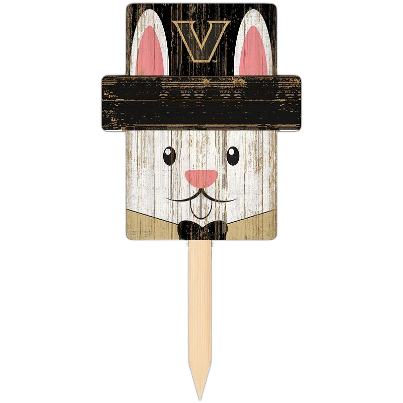 Vanderbilt Commodores 16" x 19" Easter Bunny Yard Stake