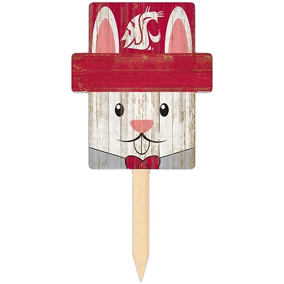 Washington State Cougars 16" x 19" Easter Bunny Yard Stake