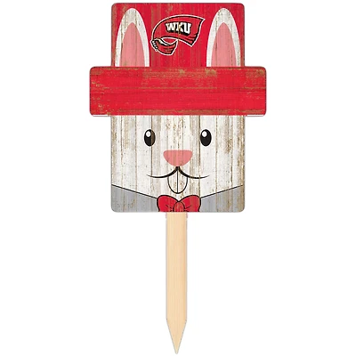 Western Kentucky Hilltoppers 16" x 19" Easter Bunny Yard Stake
