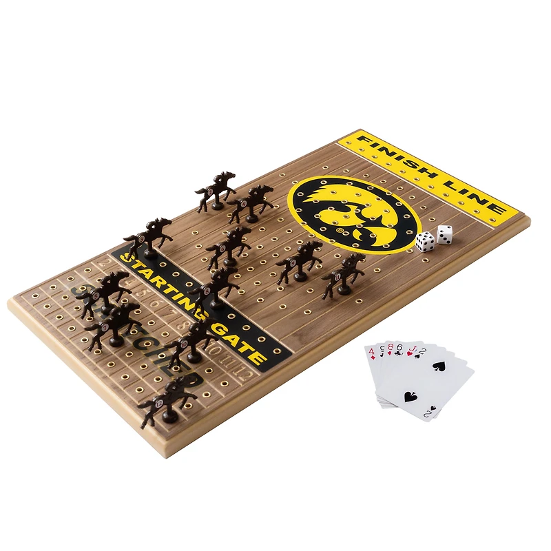 Iowa Hawkeyes Walnut Horseracing Gametop