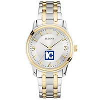 Men's Kaskaskia College Blue Devils Bulova Classic Two-Tone Round Watch